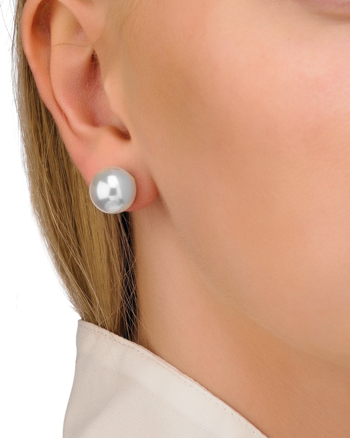 12mm Lyra Pearl Earrings