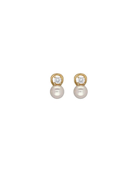 Selene white earrings