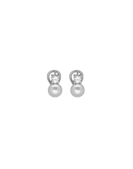 Selene white earrings