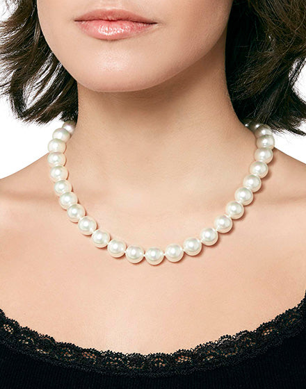 12mm Sphere Pearl Necklace