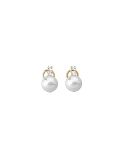 Selene white earrings