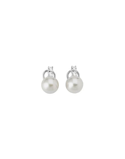 Selene white earrings