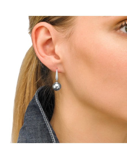 Nuada Grey Dangle Earrings