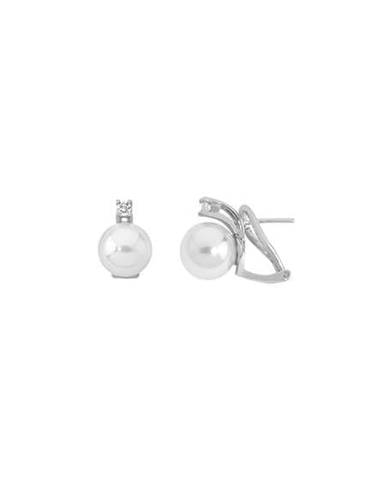 Selene white earrings