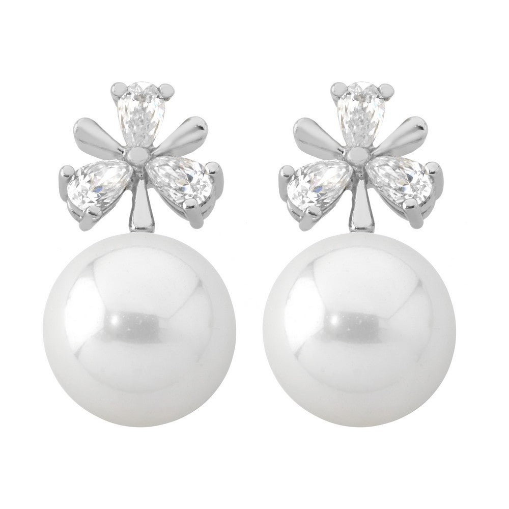 White Venus earrings