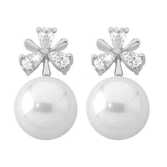 White Venus earrings