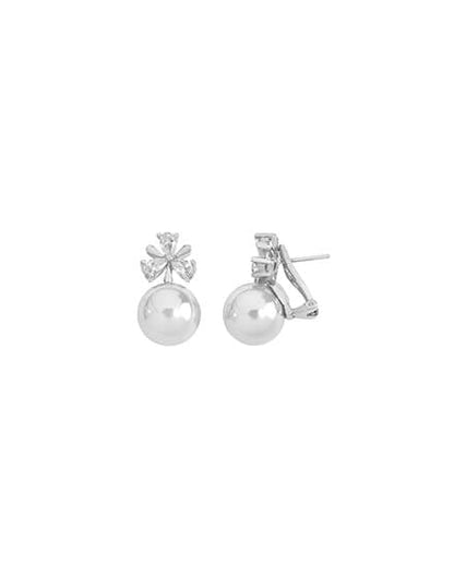 White Venus earrings