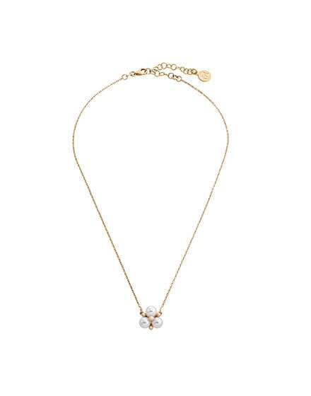 Vega Gold Pearl Necklace