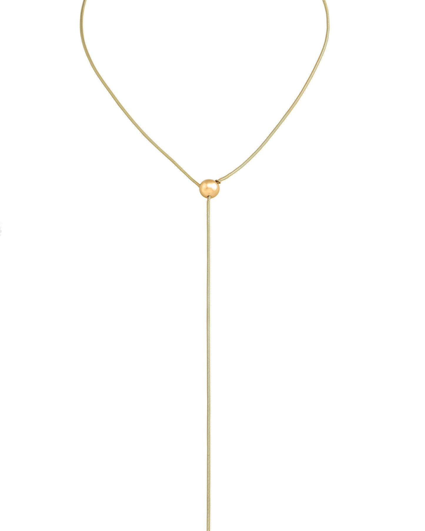 Aura Gold Pearl Necklace