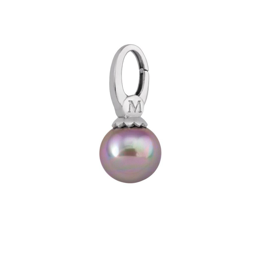 Charm Perla Aubergine Wish Pearl