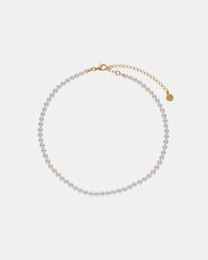 Ballet Gold 4mm Pearl Necklace