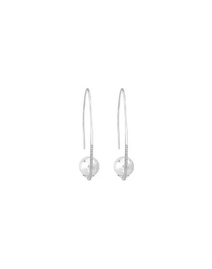 Isadora white earrings