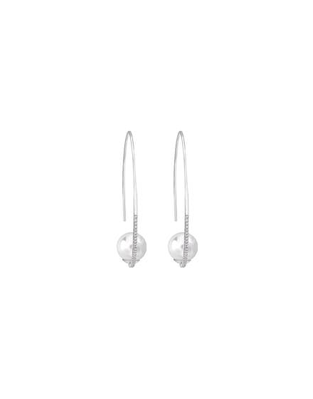 Isadora white earrings