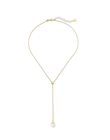 Alba Gold Pearl Necklace