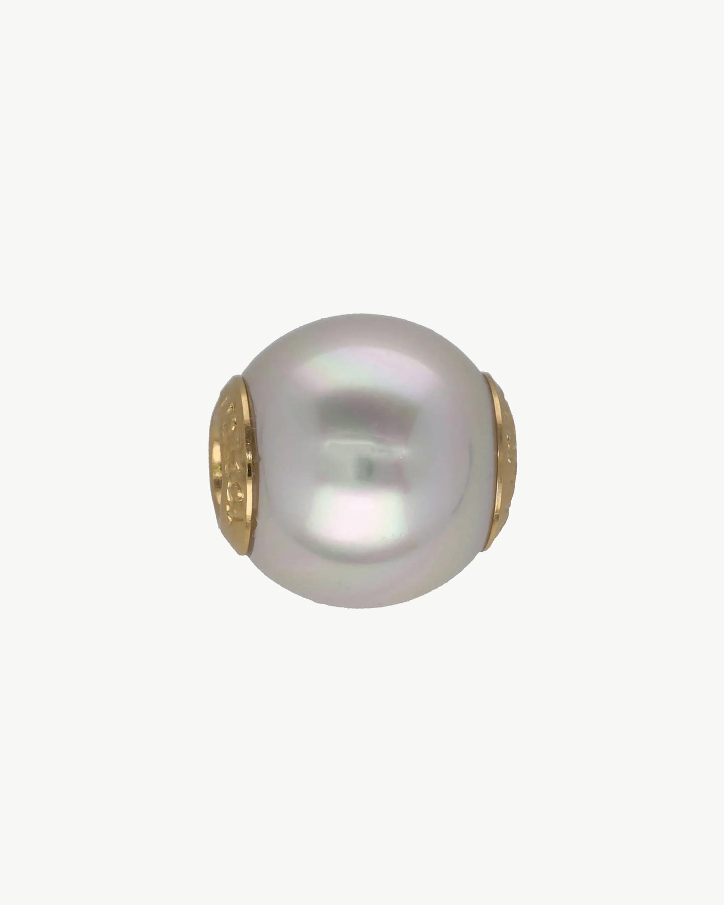 Charm Pearl 14mm Golden Zindis