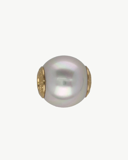 Charm Pearl 14mm Golden Zindis