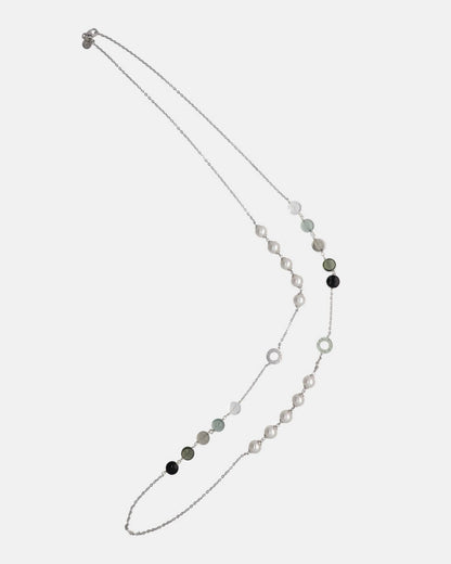 Long Grey Algaida Necklace