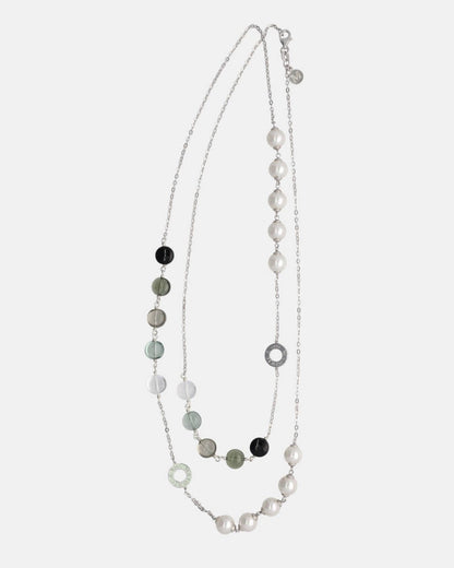 Long Grey Algaida Necklace