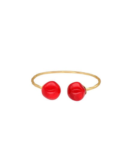 Gold Brass Bracelet 00 Capri