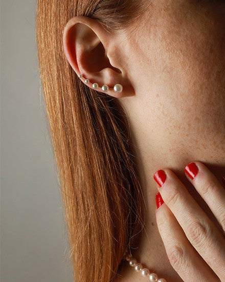 Gold Dangle Right Climber Earring