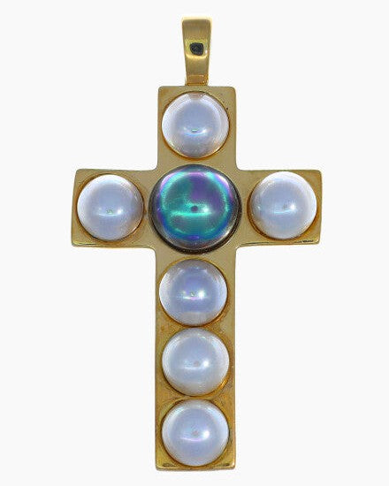 Golden Cross Charm Crosses