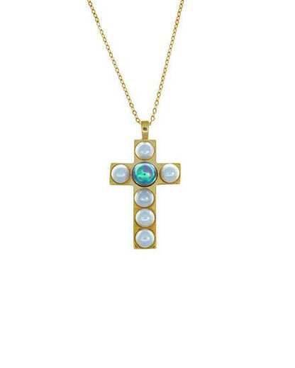 Golden Cross Charm Crosses