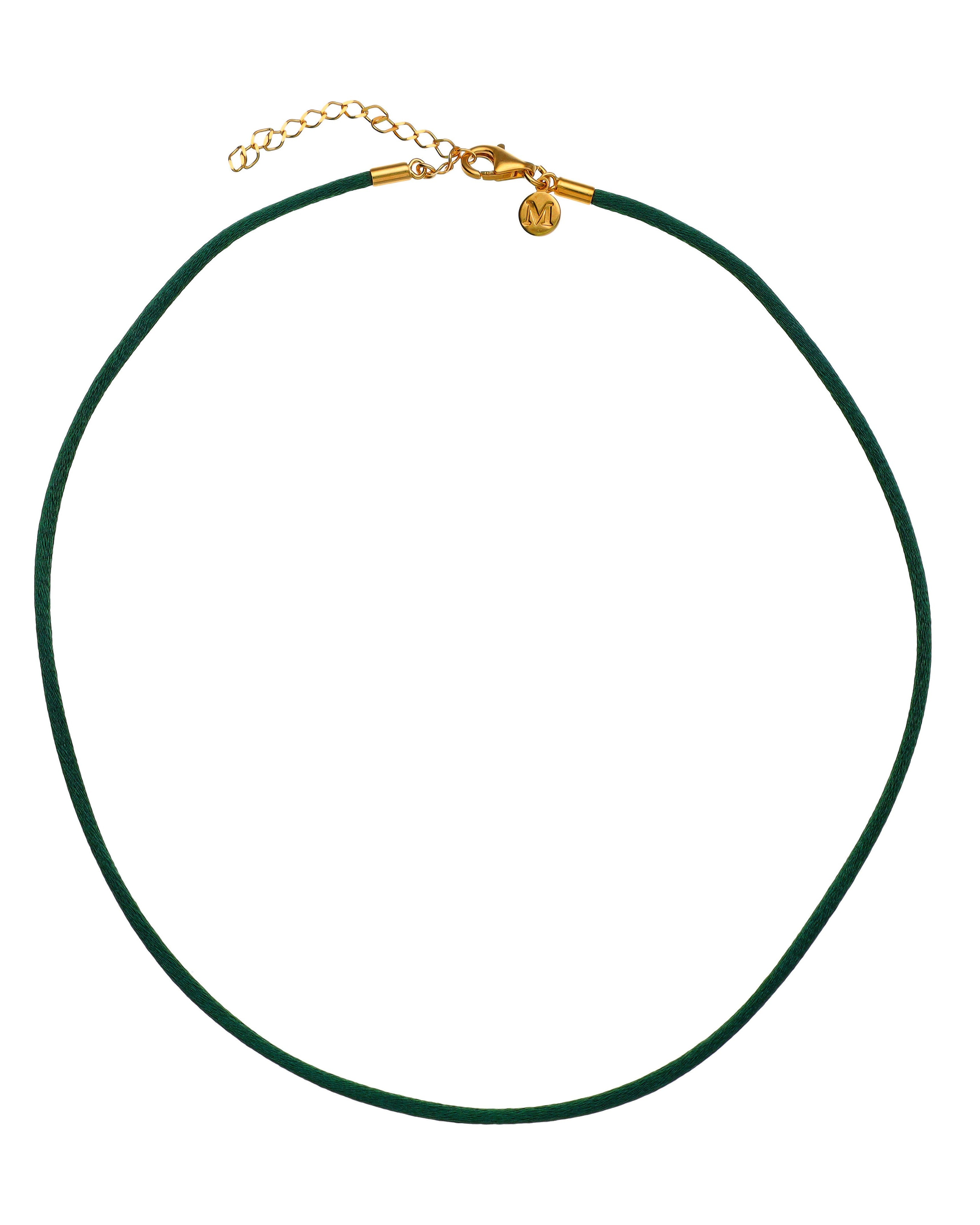 Silk Chain 40 Green and Gold Chains, Chains Collection MAJORICA