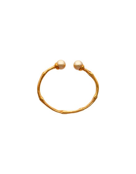 Champang Bambus-Gold-Messing-Armband