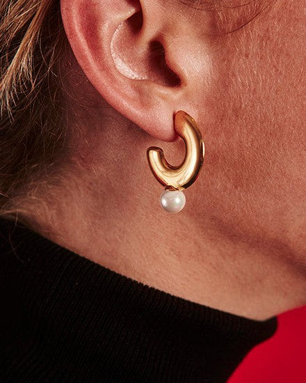 Juno Medium Hoop Earrings