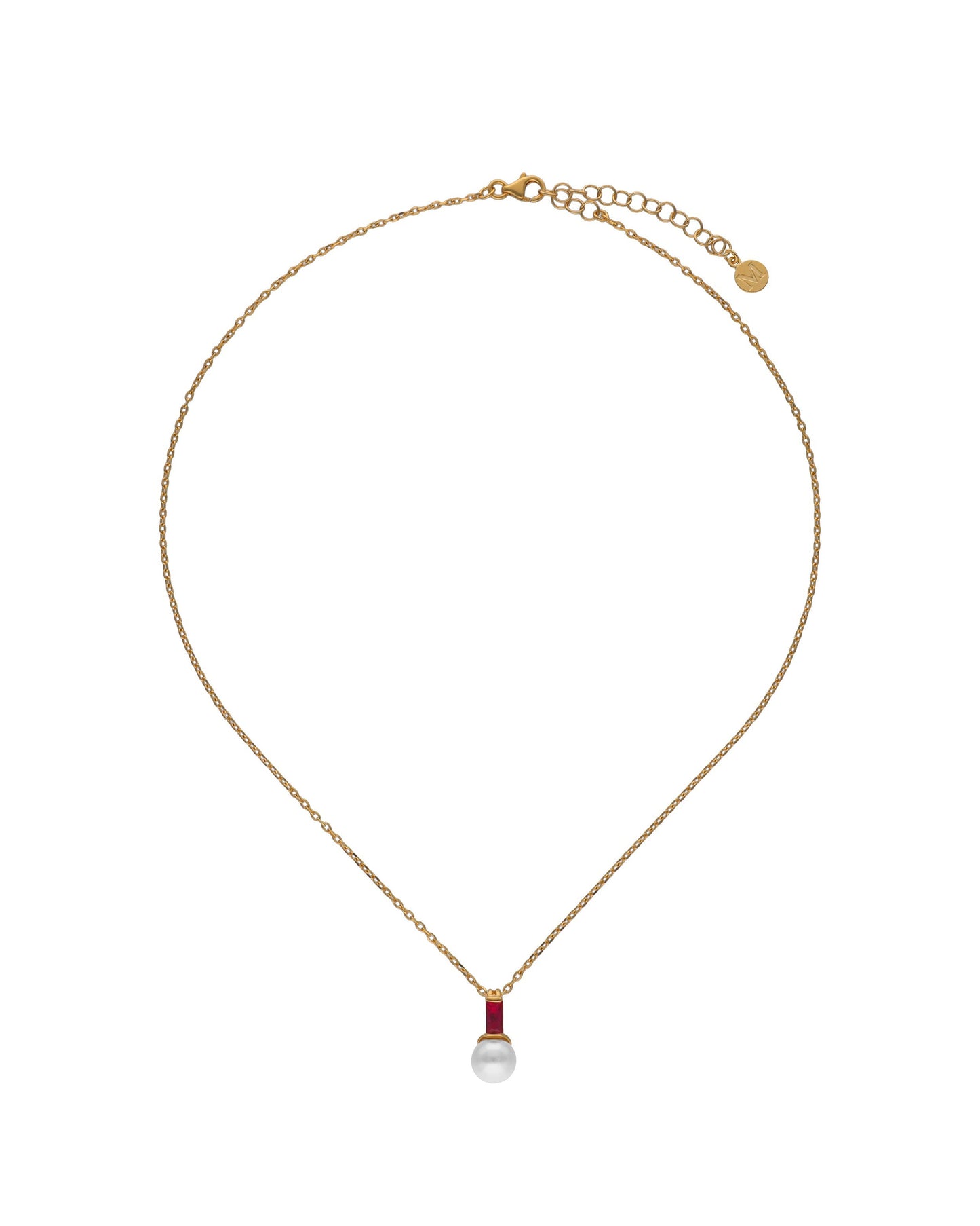 Selene Ruby Red Necklace