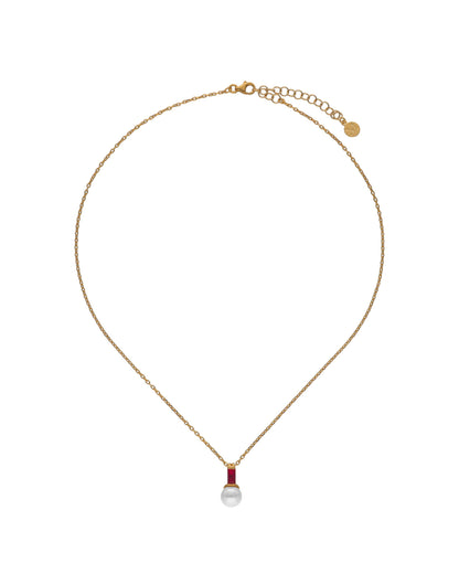 Selene Ruby Red Necklace