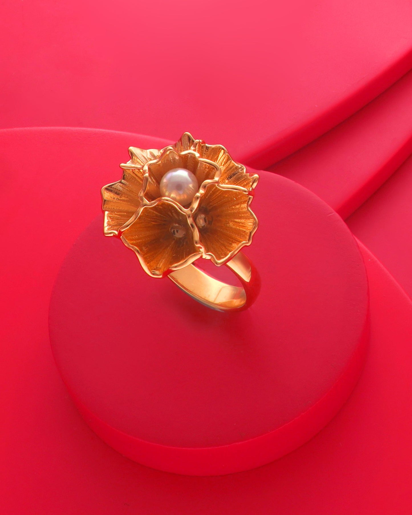 Golden Carnation Ring