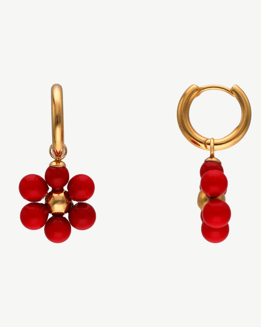 Pendientes Aro Rojos Kate