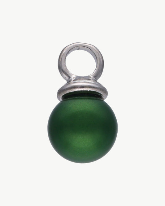 Green pearl charm