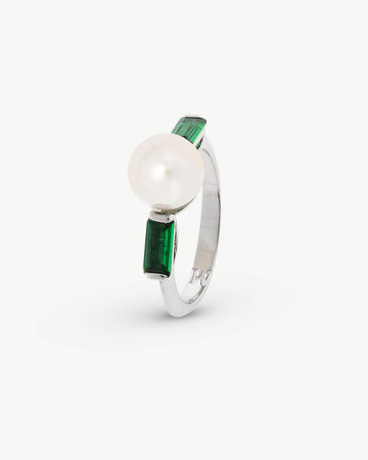 Selene Emerald Green Zirconia Ring