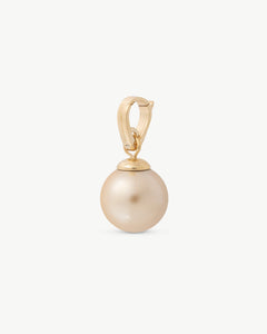 Champagne pearl charm Charm&Glow