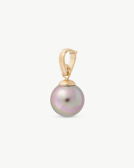 Aubergine pearl charm Charm & Glow