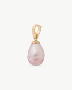 Two-tone ruby ​​pearl charm Charm&Glow