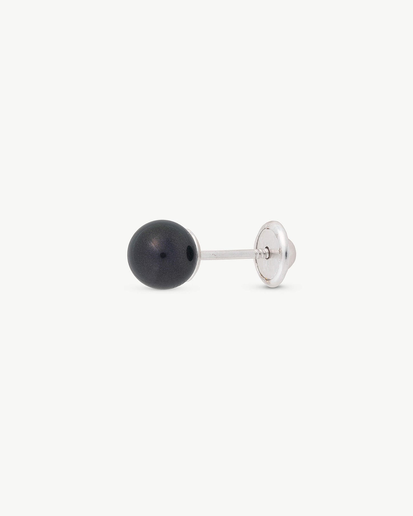 Baby Lyra black earrings