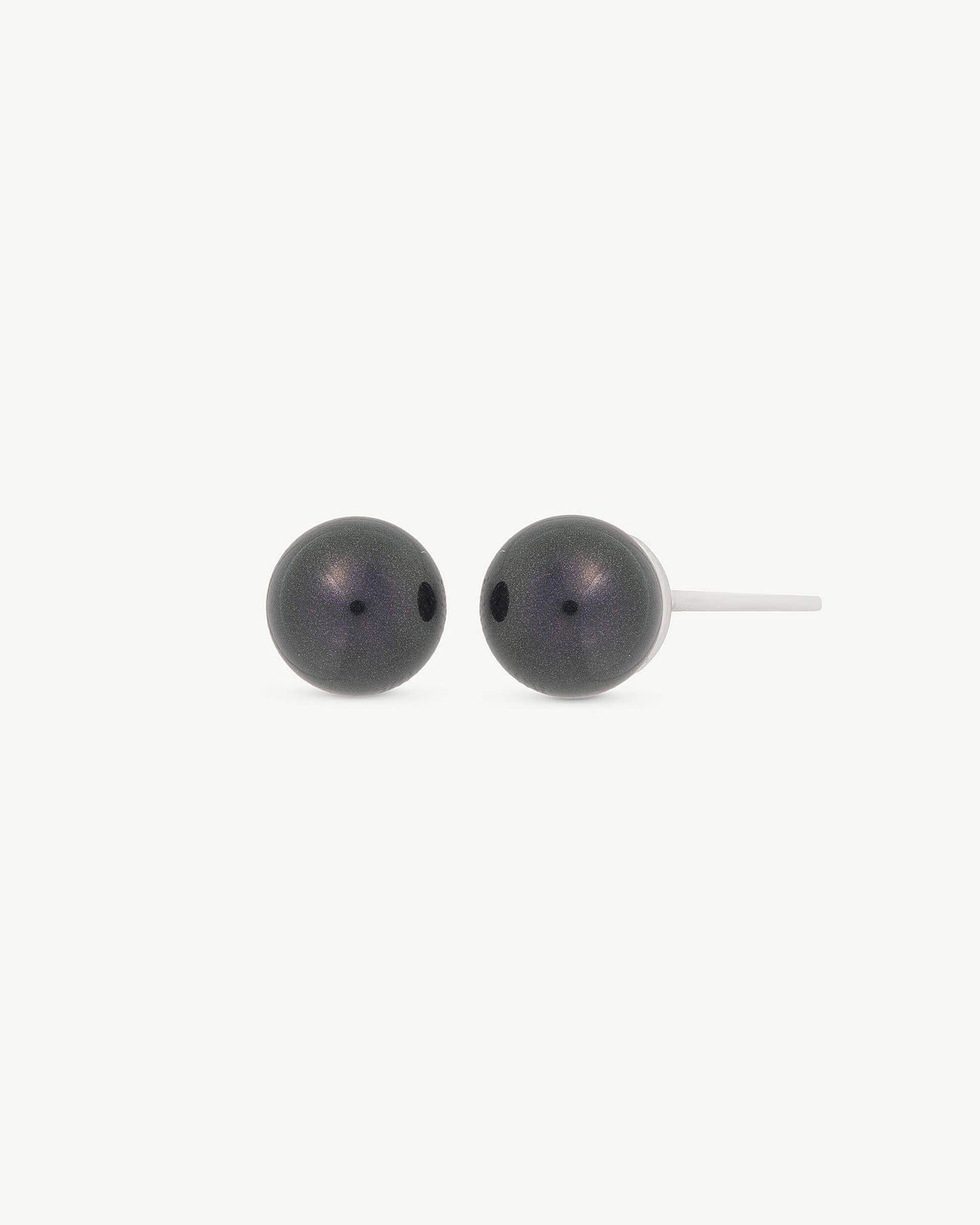 Black Lyra earrings