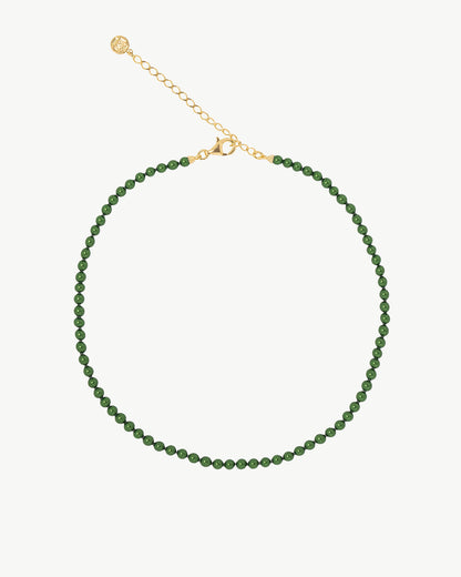 Collar Perlas 4mm Verde Grace