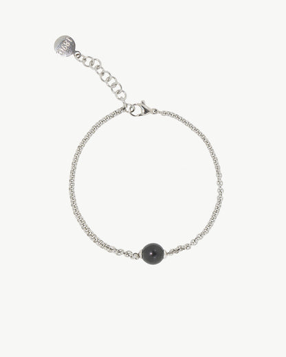 Black knotted bracelet