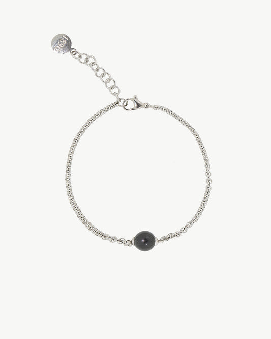 Black knotted bracelet