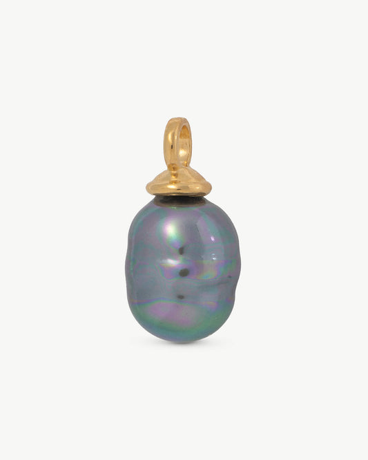 Grey pearl charm