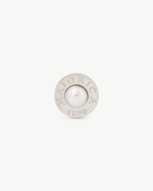 White Circle Pin