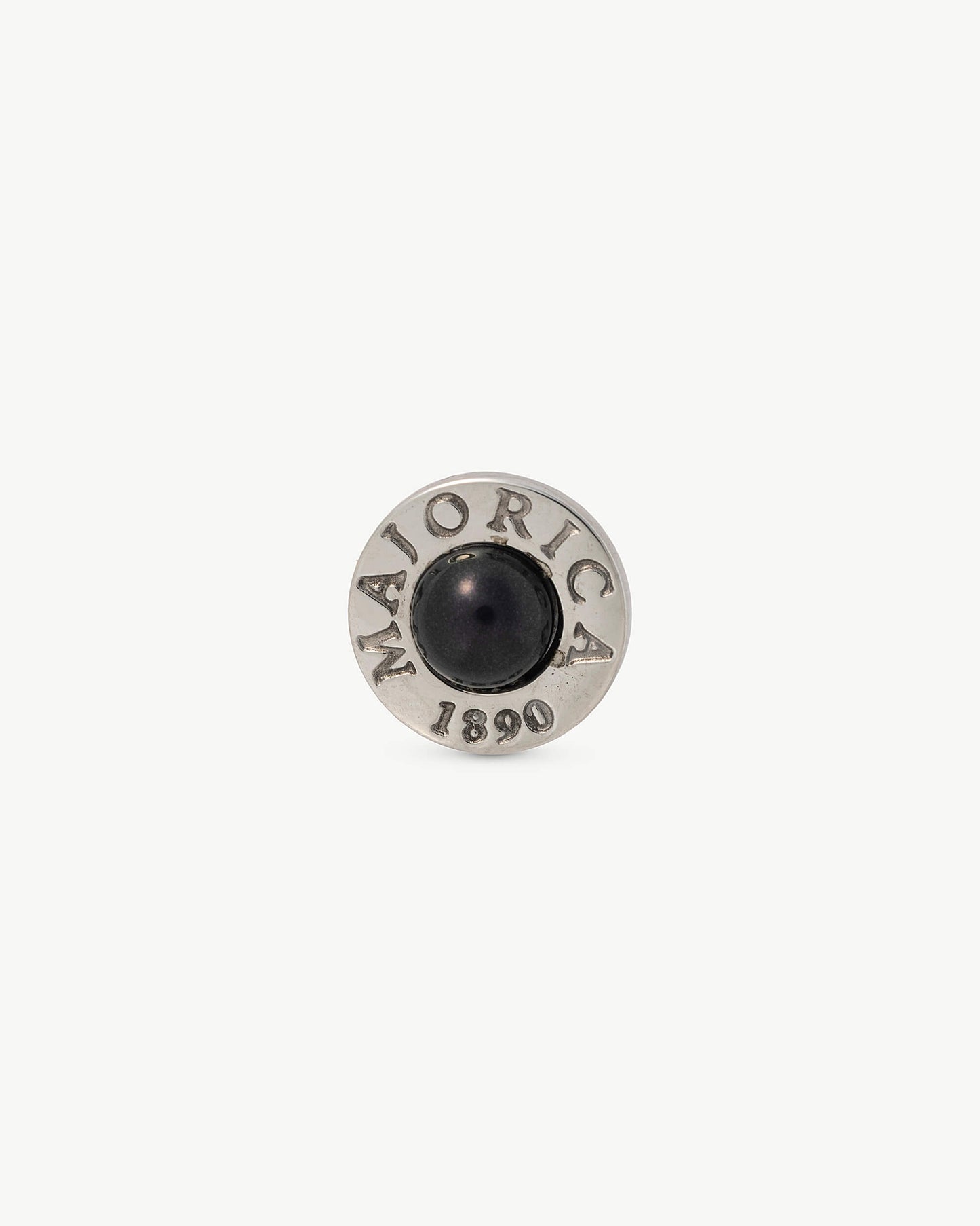 Black Circle Pin