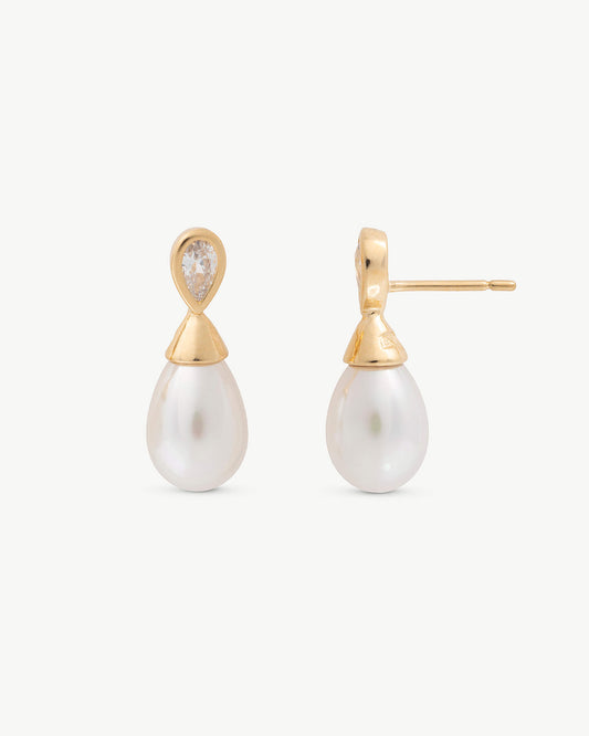 Selene white earrings