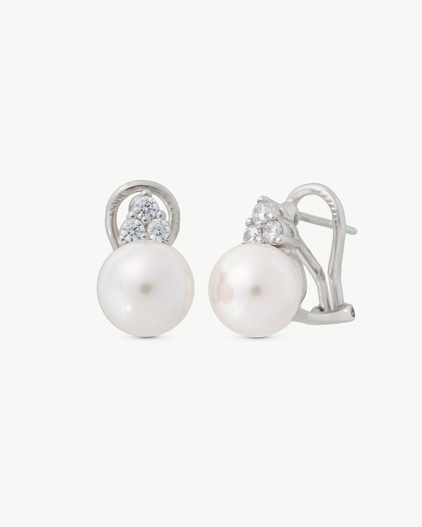 Selene Zirconia Clip Earrings