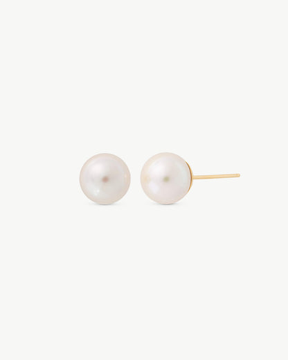 Taylor 6mm Gold Pearl Earrings