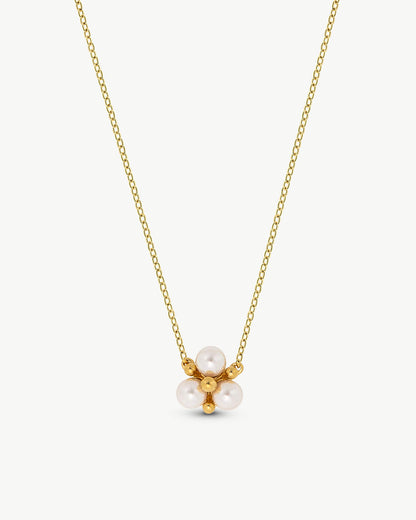 Vega Gold Pearl Necklace